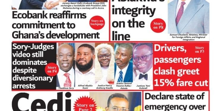 Newspapers, Headlines, Newscenta, Monday, May 26,