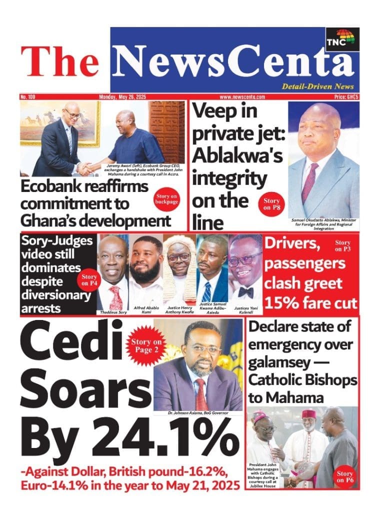 Newspapers, Headlines, Newscenta, Monday, May 26, 