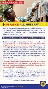 ECG nationwide debt