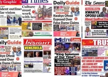 Newspapers, Ghana news, Headlines, Wednesday January 7, 2026