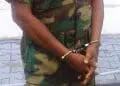 Soldier arrested Accra