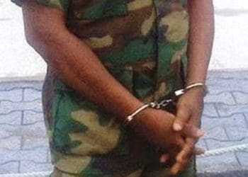 Soldier arrested Accra