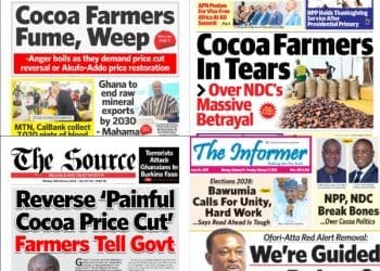 Newspapers, Ghana news, Headlines, Wednesday February 16, 2026