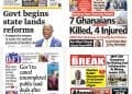 Newspapers, Ghana news, Headlines, Wednesday February 17, 2026