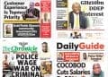Newspapers, Ghana news, Headlines, Wednesday, February 18, 2026