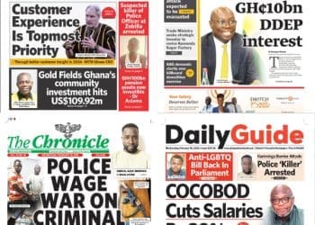 Newspapers, Ghana news, Headlines, Wednesday, February 18, 2026