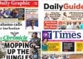 Newspapers, Ghana news, Headlines, Thursday February 5, 2026
