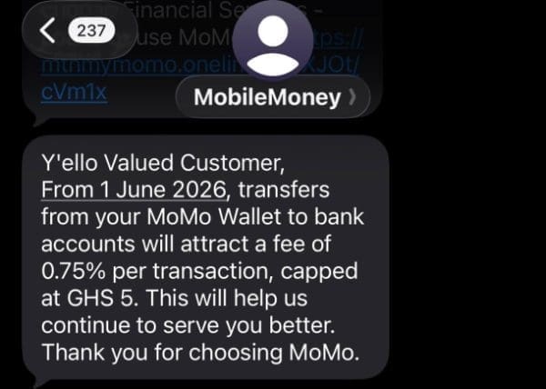MoMo bank transfers